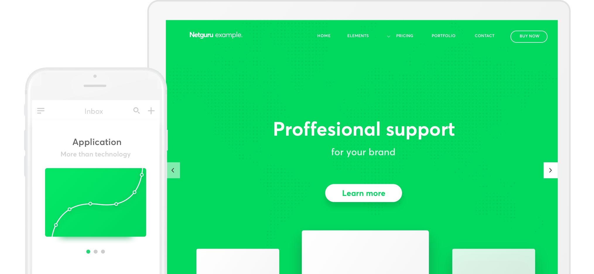 web mobile illustration