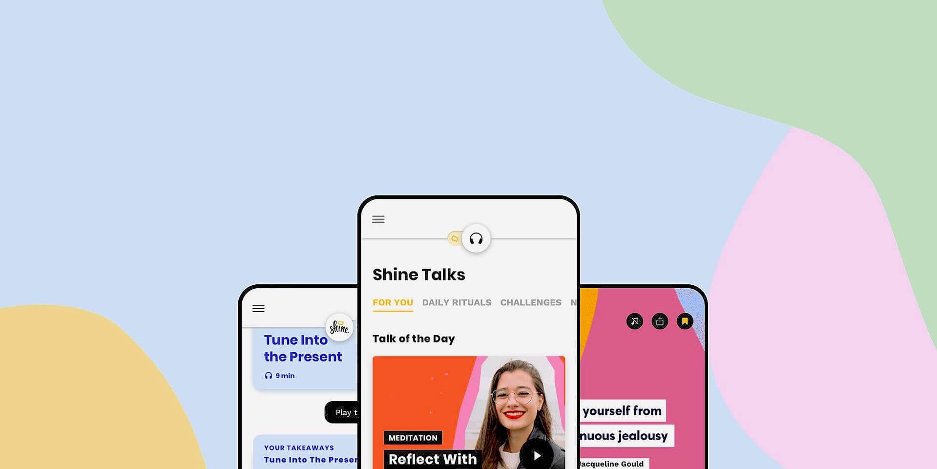 Shine mental well-being app, App Store Best of 2020 — built by Netguru
